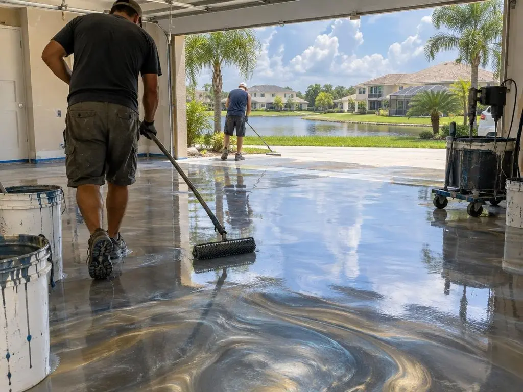 Metallic Epoxy Floors in Orlando, FL