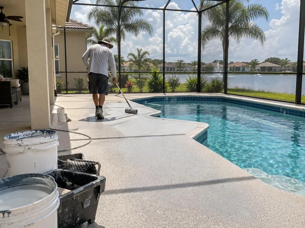 Pool Deck & Lanai Resurfacing in Orlando, FL